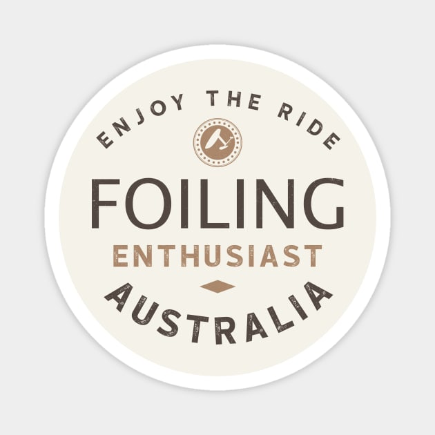 Foiling Enthusiast - Australia Magnet by bluehair